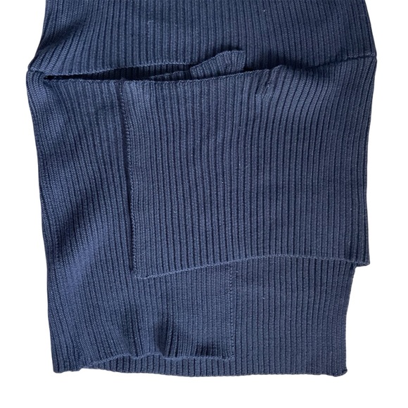 Low Classic navy knit midi skirt - Picture 5 of 8